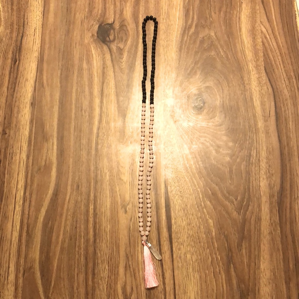 HANDMADE ROSE QUARTZ + LAVA MALA